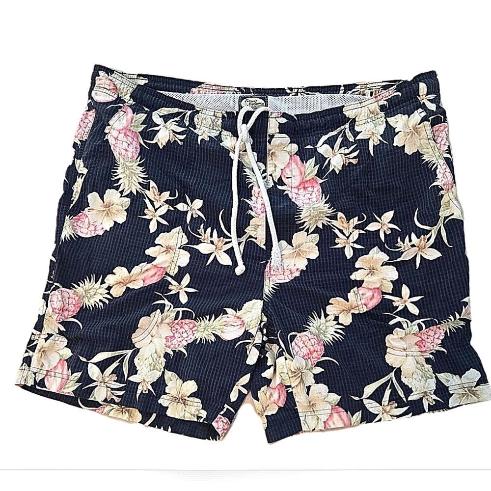 To.my Bahama Floral Print Men's Swim Shorts Size L